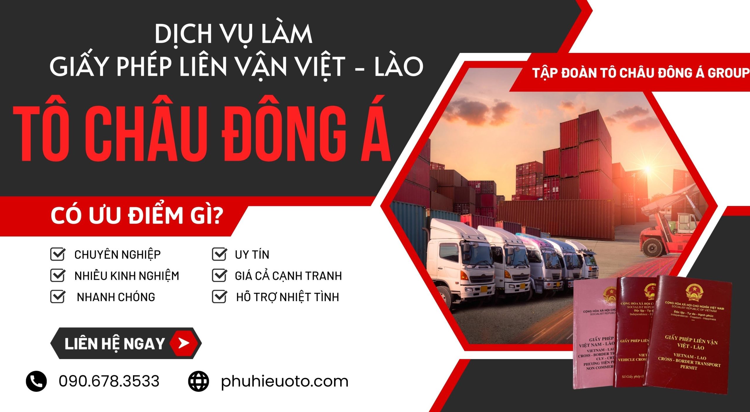 Giấy phép liên vận Việt Nam Lào