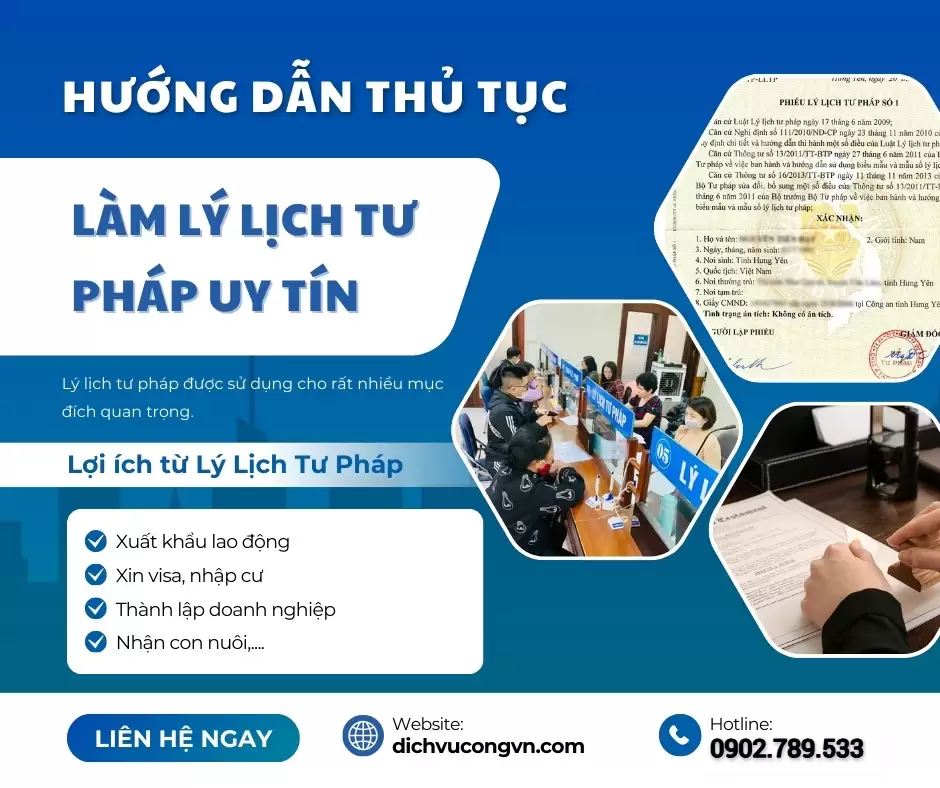 Làm Lý lịch tư pháp 