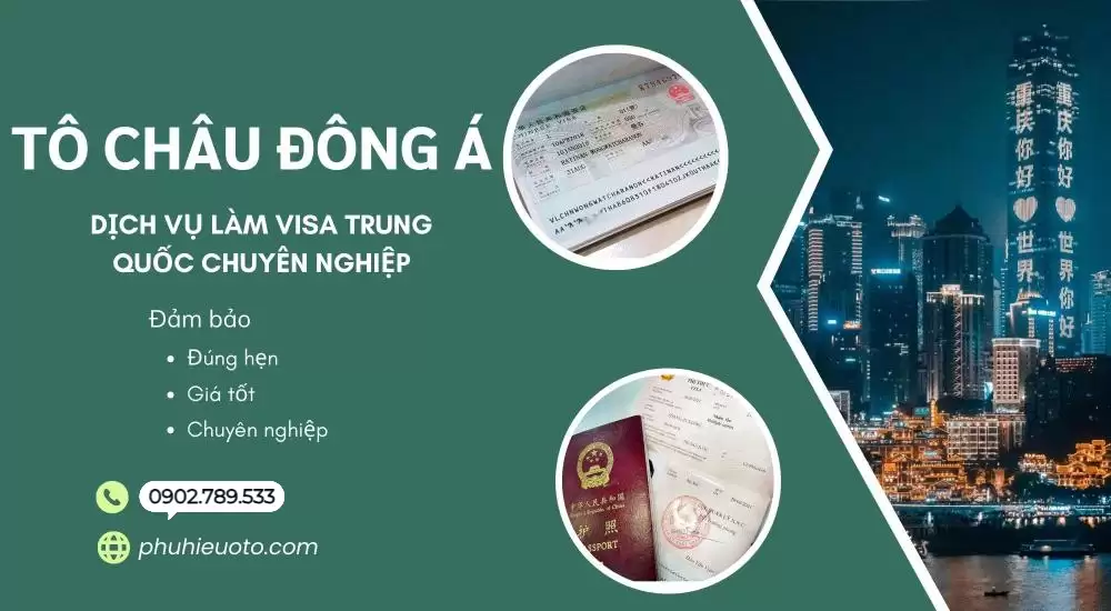 Làm Visa đi Trung Quốc online