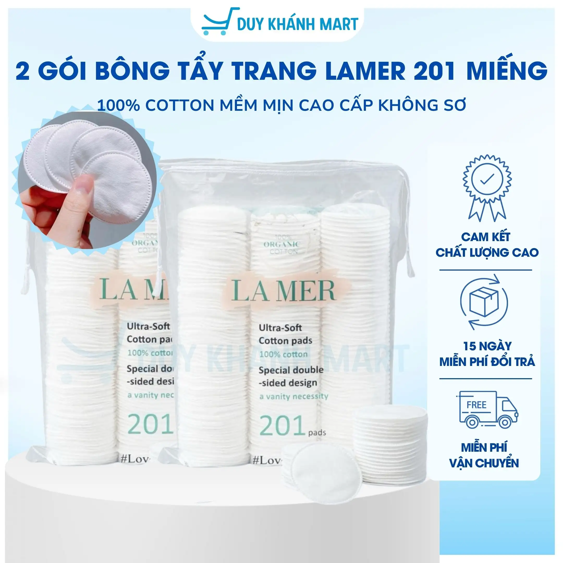 Bông Tẩy Trang Giá Siêu Mềm